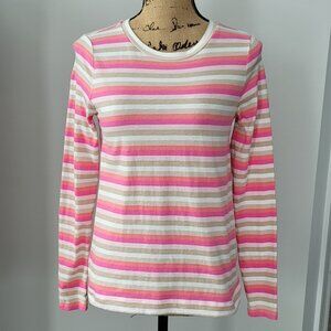 Loft Pastel Crew neck Long sleeve Shirt  size Small